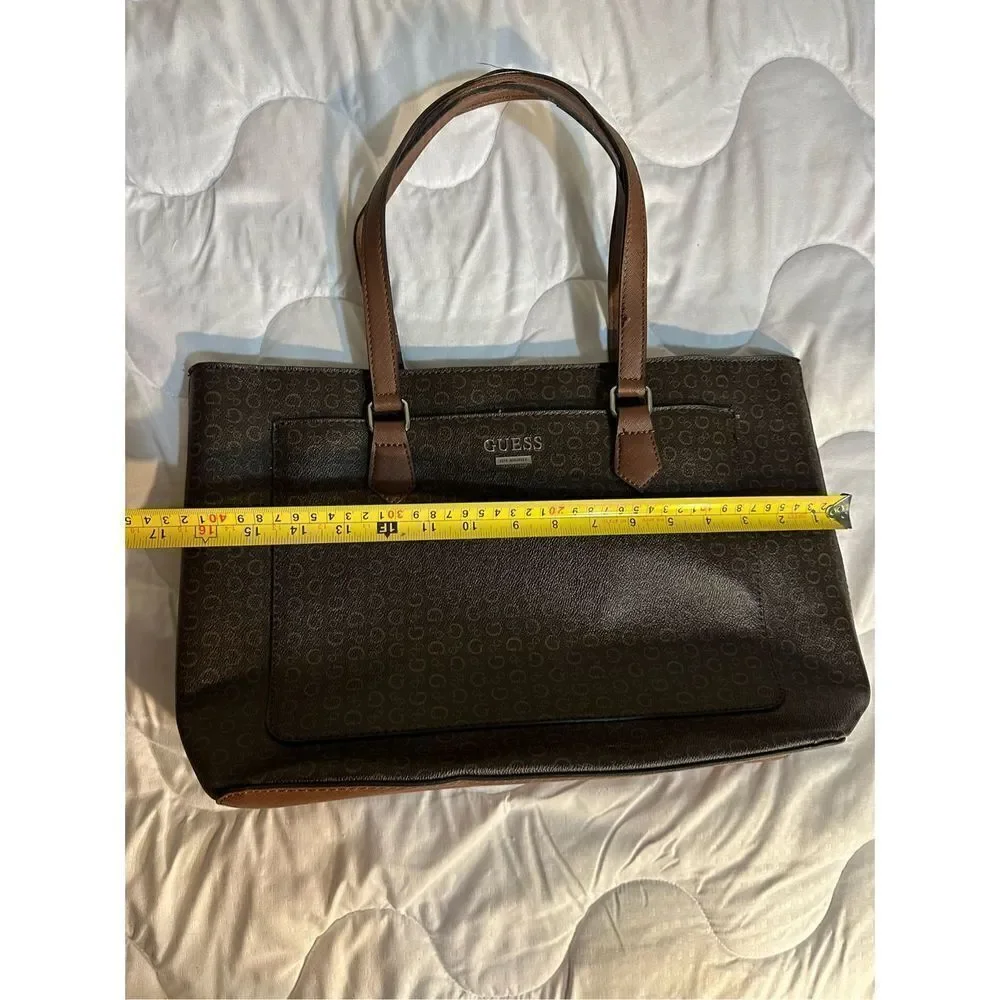 Guess Los Angeles brown tote Large